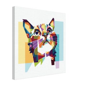 Chat graphique style Mandala