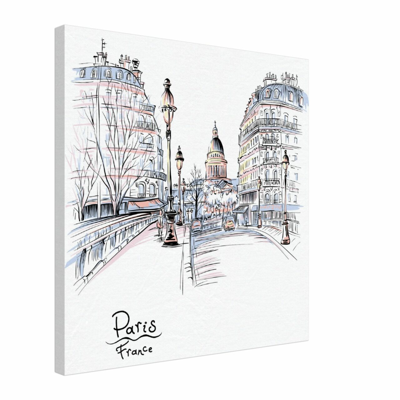 Dessin pont de Paris