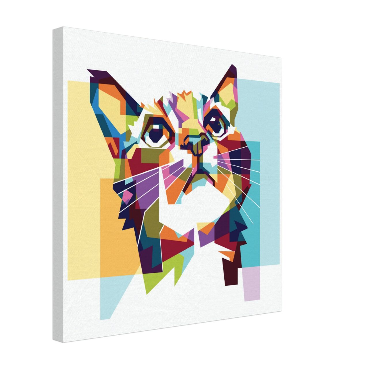 Chat graphique style Mandala