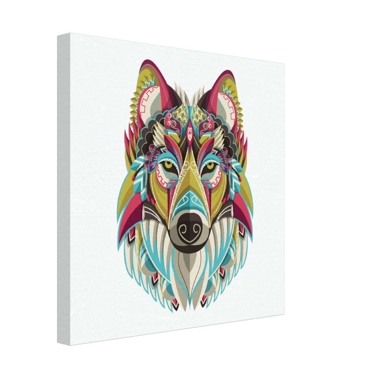 Cadre mural Chien Mandala graphique Chien Mandala graphique
