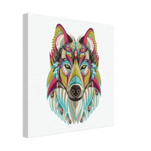 Cadre mural Chien Mandala graphique Chien Mandala graphique