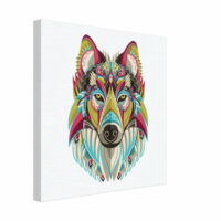 Cadre mural Chien Mandala graphique Chien Mandala graphique