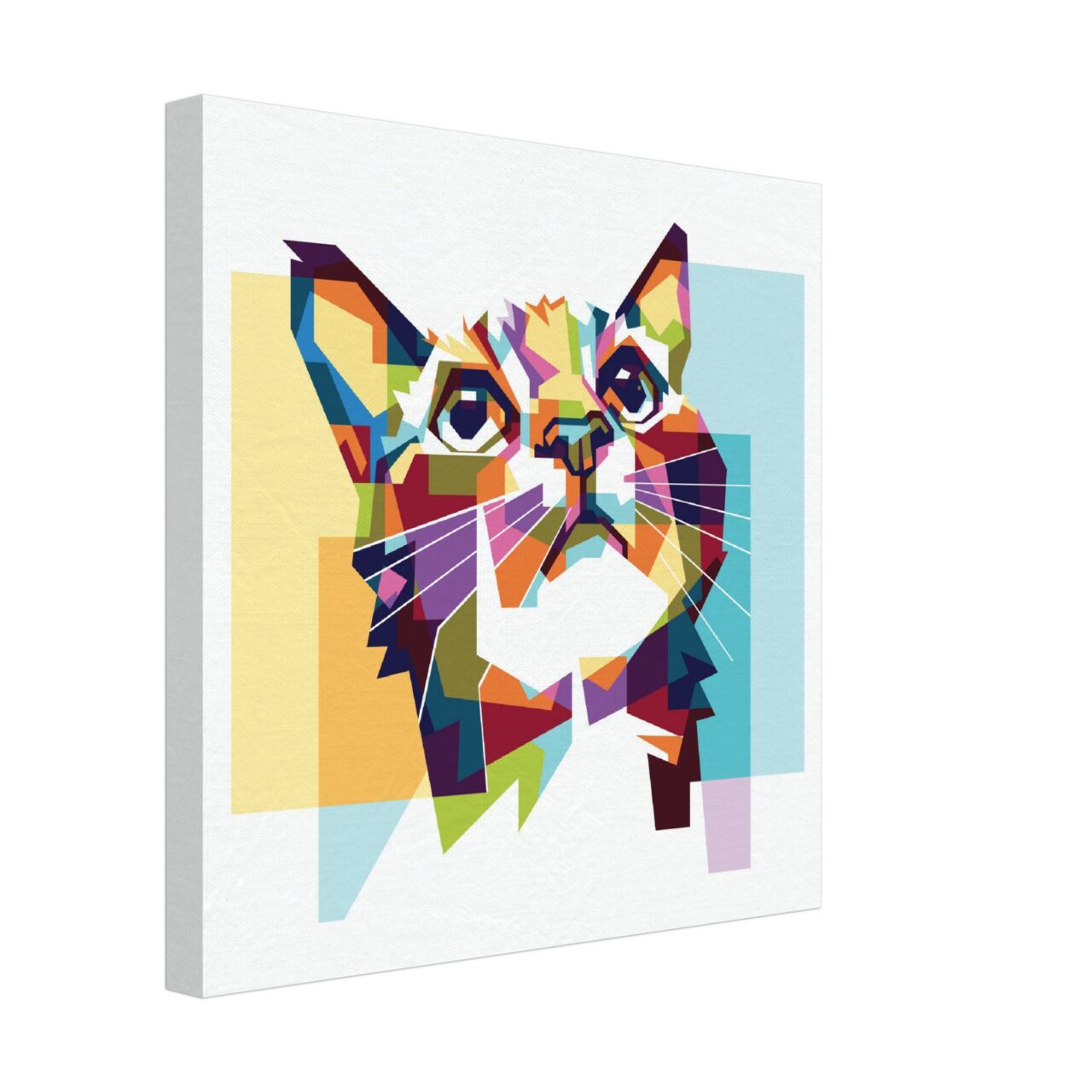 Chat graphique style Mandala