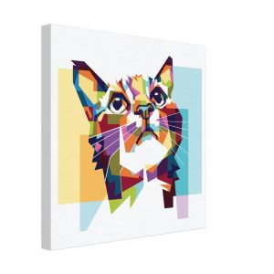 Chat graphique style Mandala