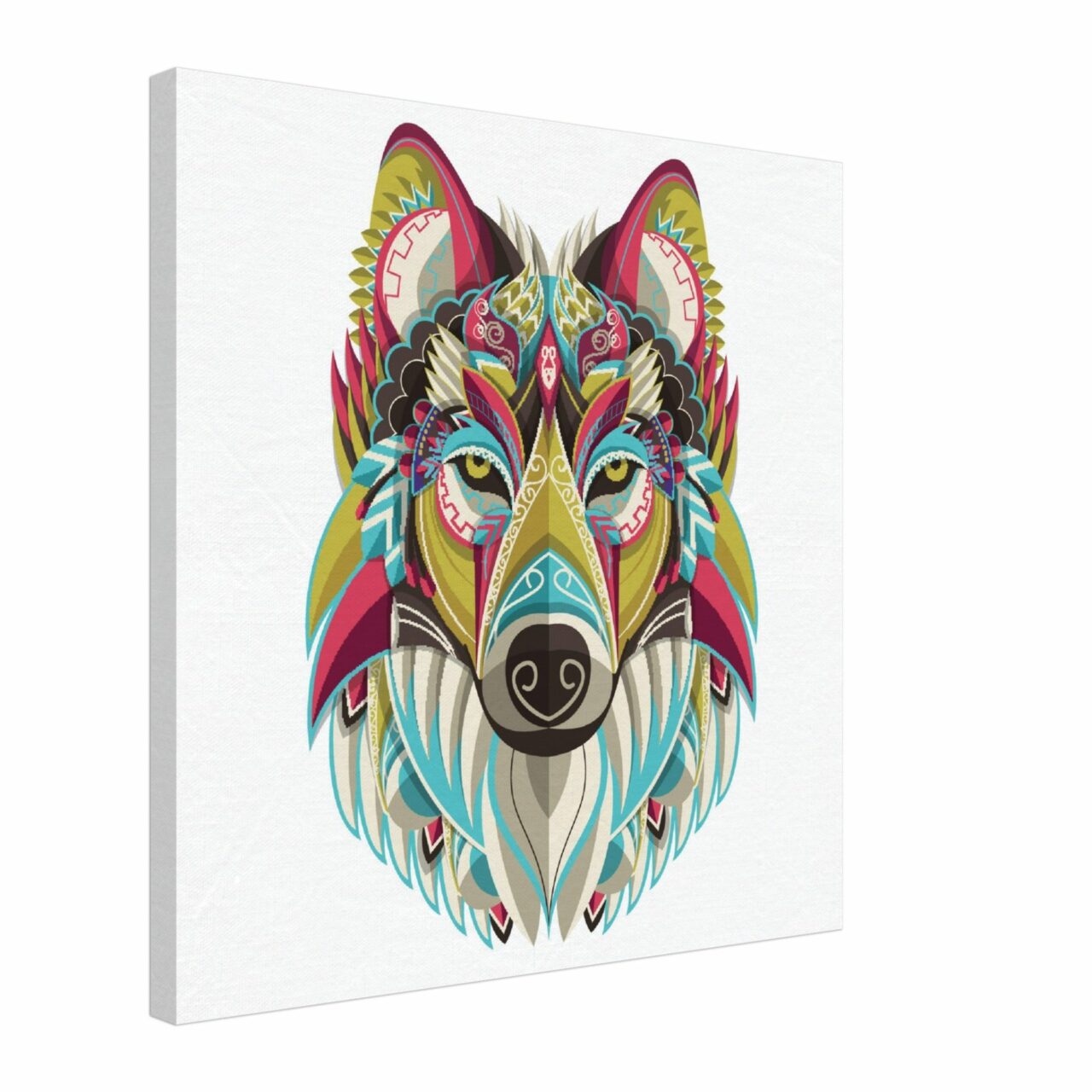 Cadre mural Chien Mandala graphique Chien Mandala graphique