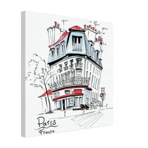 Cadre Batiment Parisien Illustration Batiment Parisien Illustration