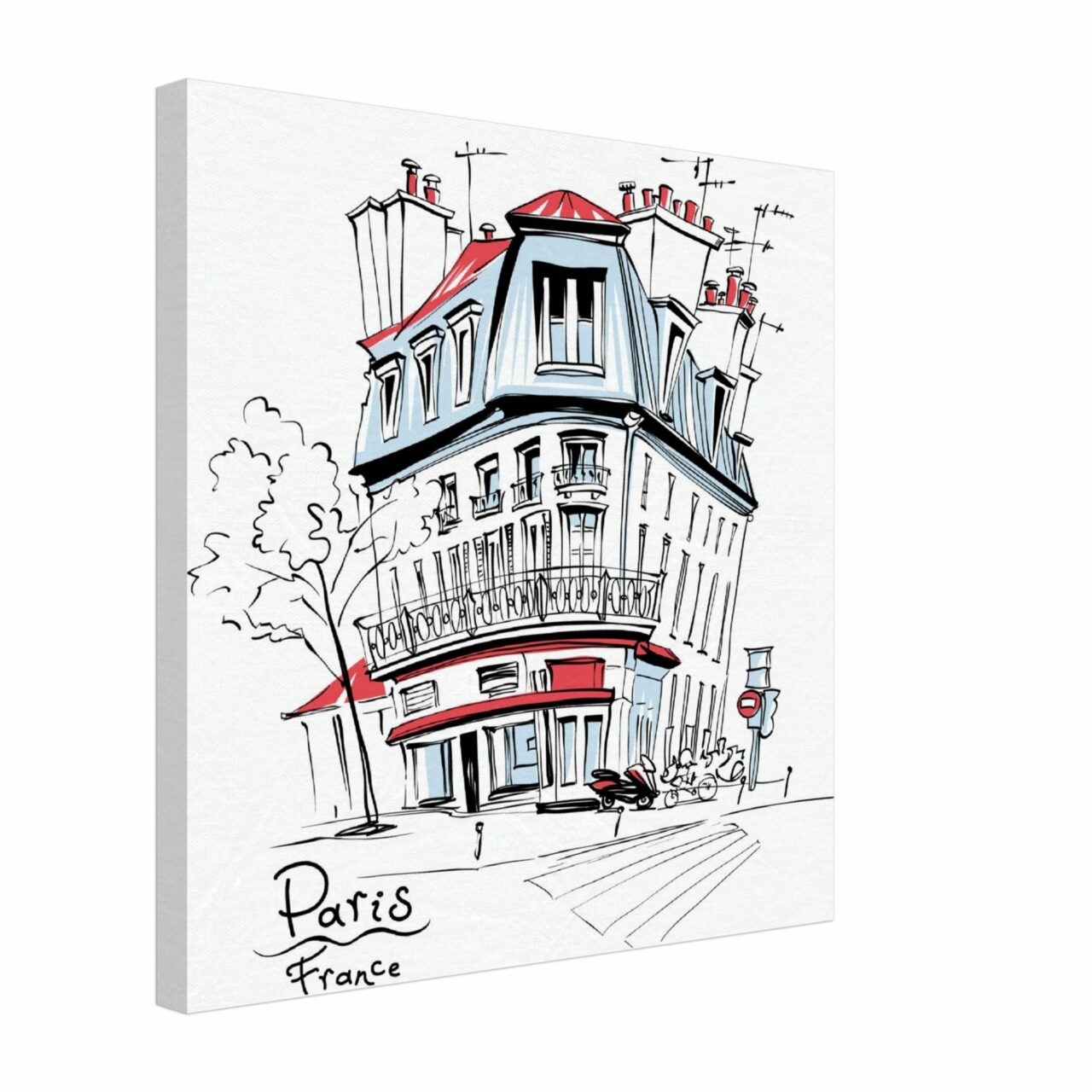 Batiment Parisien Illustration
