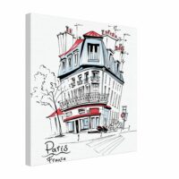 Cadre Batiment Parisien Illustration Batiment Parisien Illustration