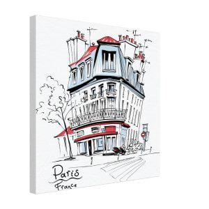 Cadre Batiment Parisien Illustration