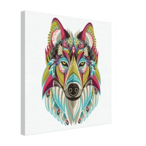 Cadre mural Chien Mandala graphique Chien Mandala graphique