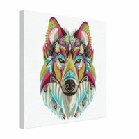 Cadre mural Chien Mandala graphique Chien Mandala graphique