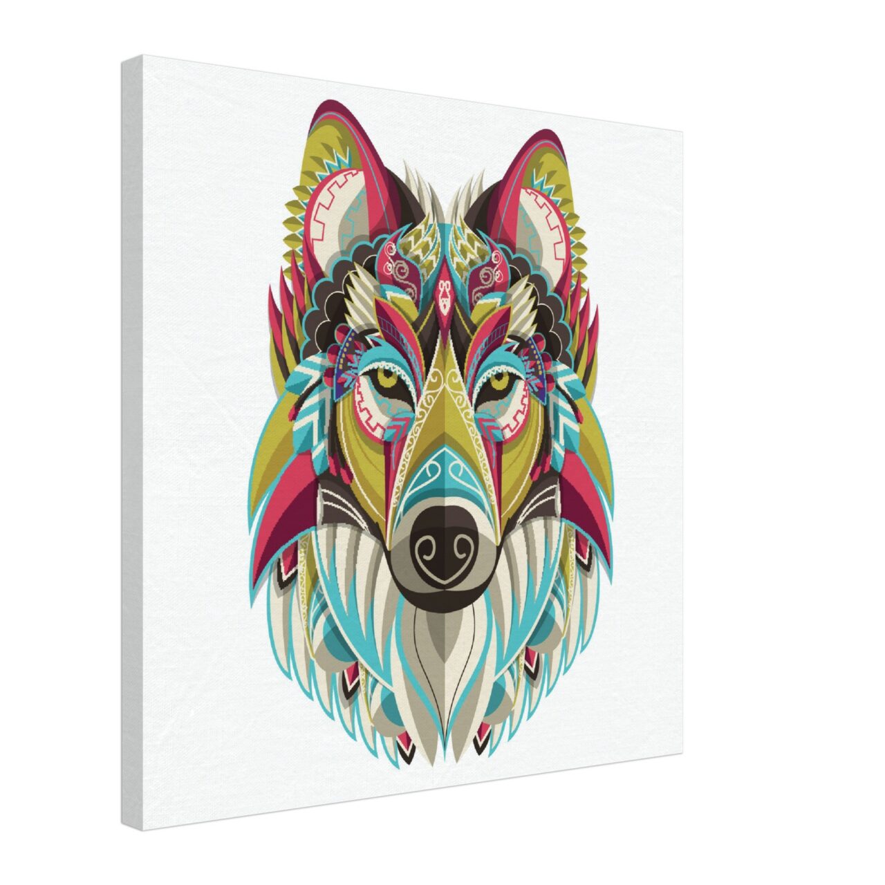 Cadre mural Chien Mandala graphique Chien Mandala graphique