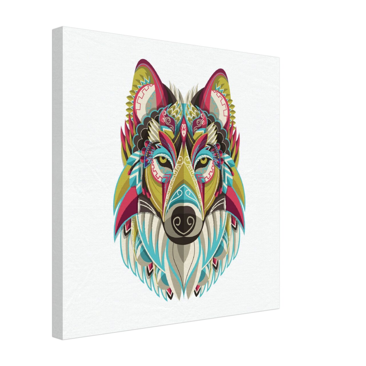 Cadre mural Chien Mandala graphique Chien Mandala graphique