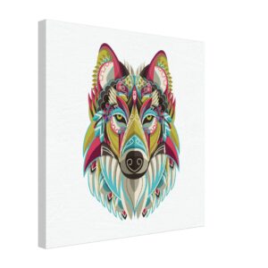 Cadre mural Chien Mandala graphique Chien Mandala graphique