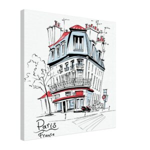 Cadre Batiment Parisien Illustration Batiment Parisien Illustration