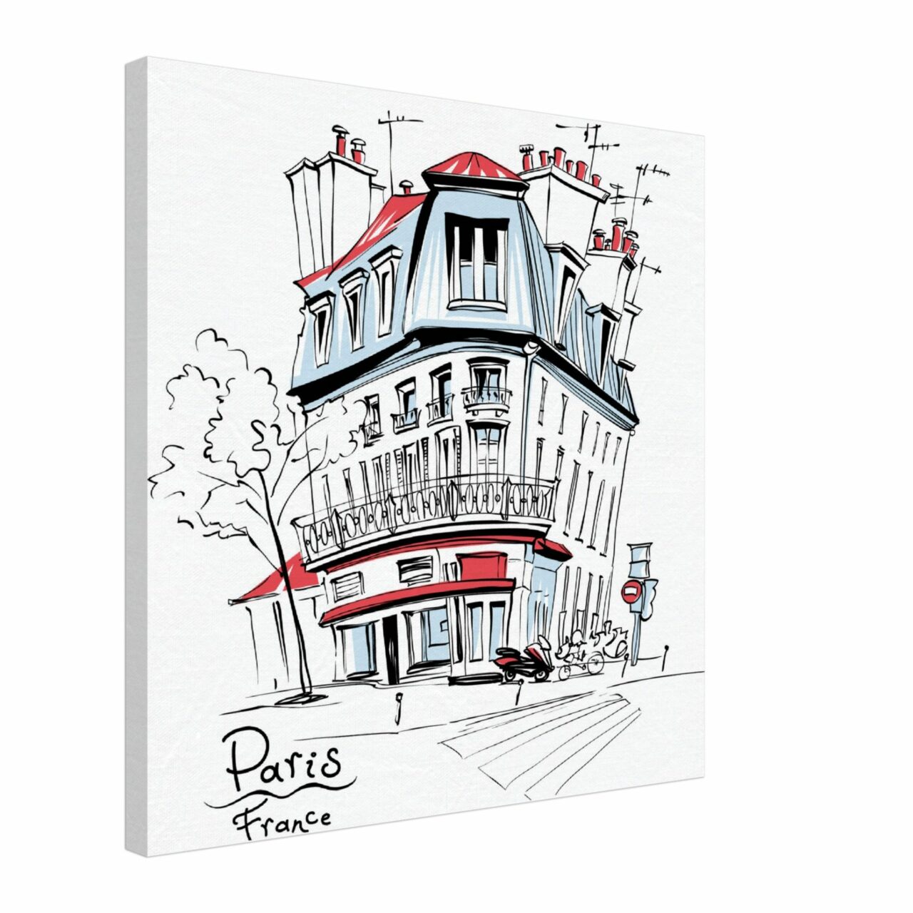Batiment Parisien Illustration