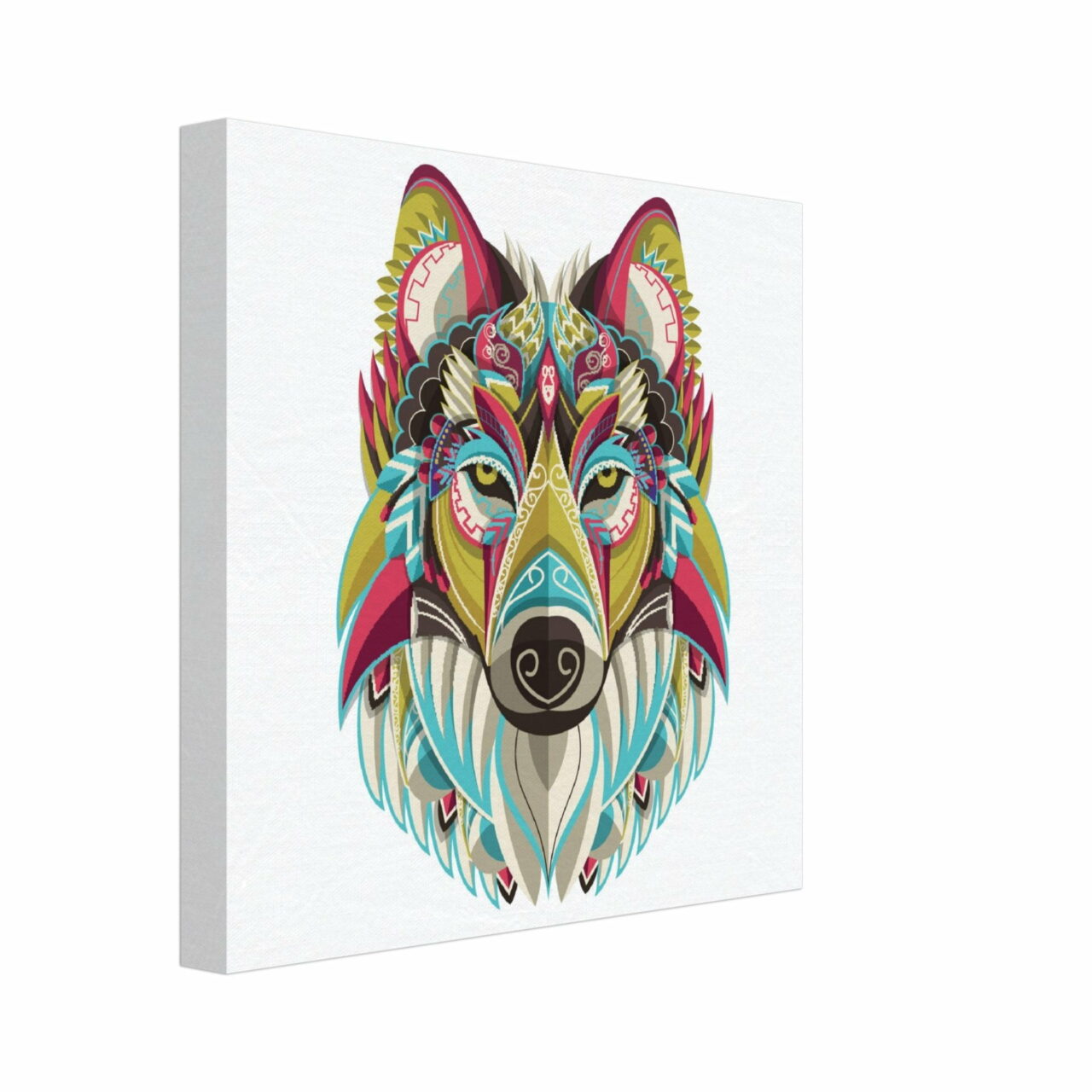 Cadre mural Chien Mandala graphique Chien Mandala graphique