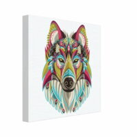 Cadre mural Chien Mandala graphique Chien Mandala graphique
