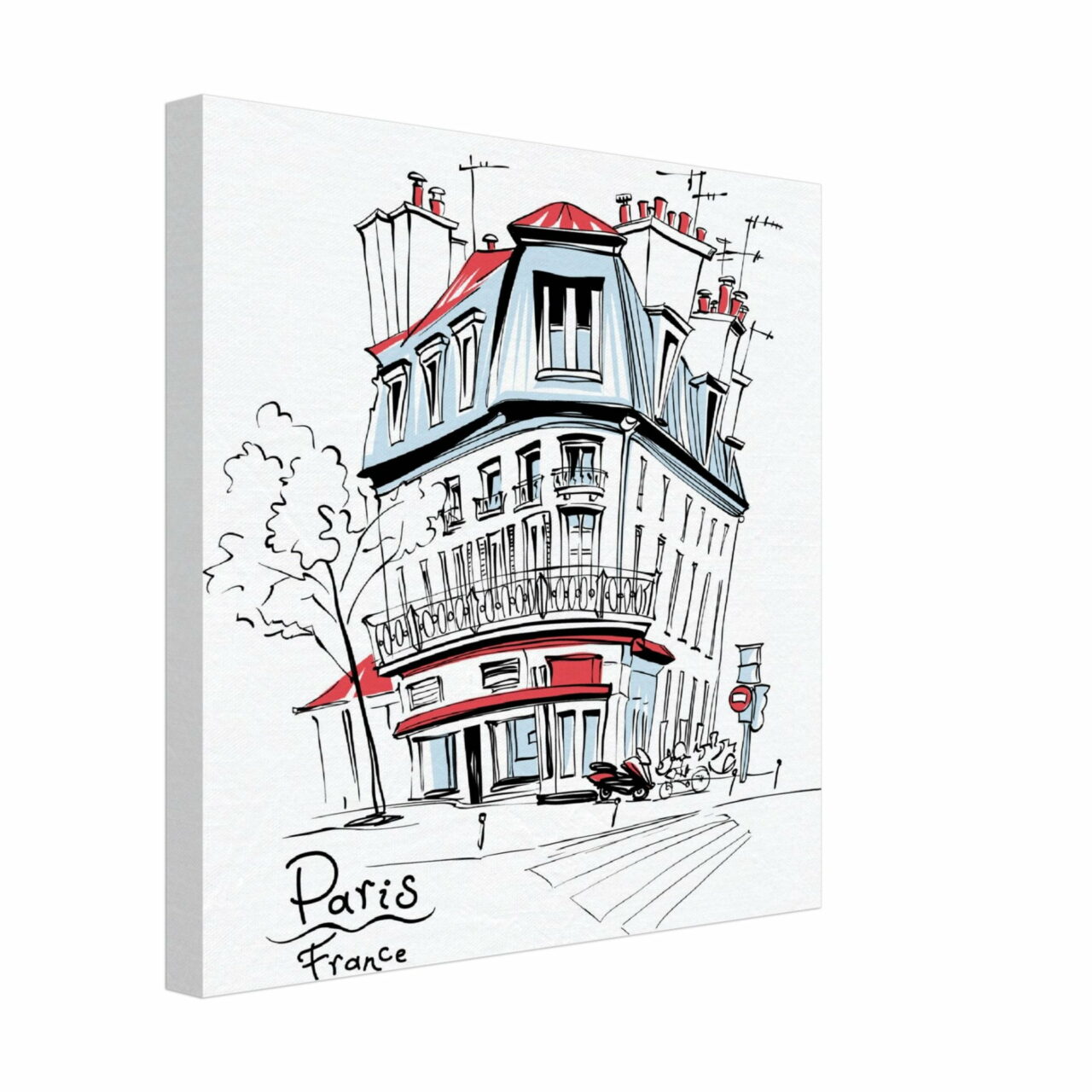 Batiment Parisien Illustration