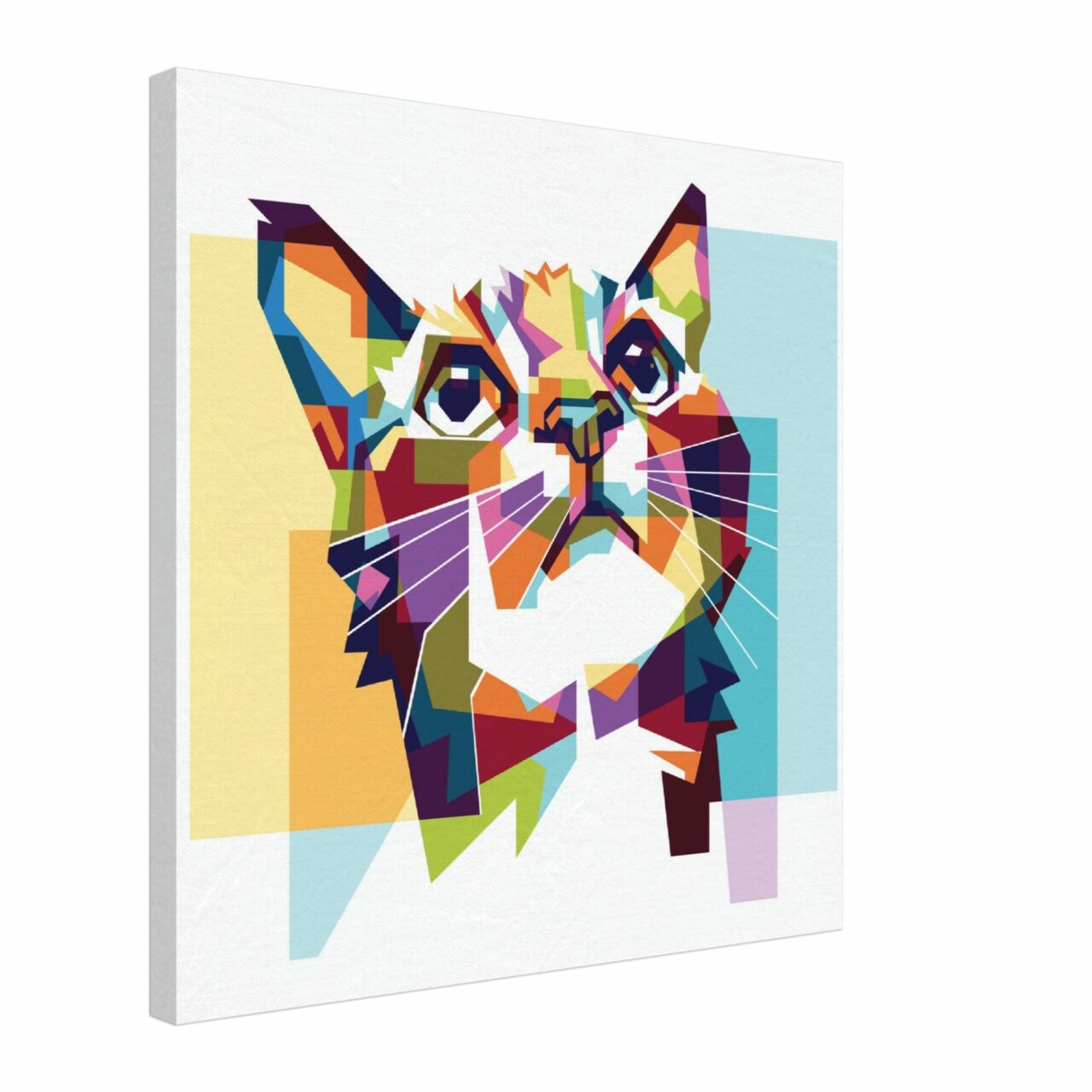 Cadre Chat graphique style Mandala Chat graphique style Mandala