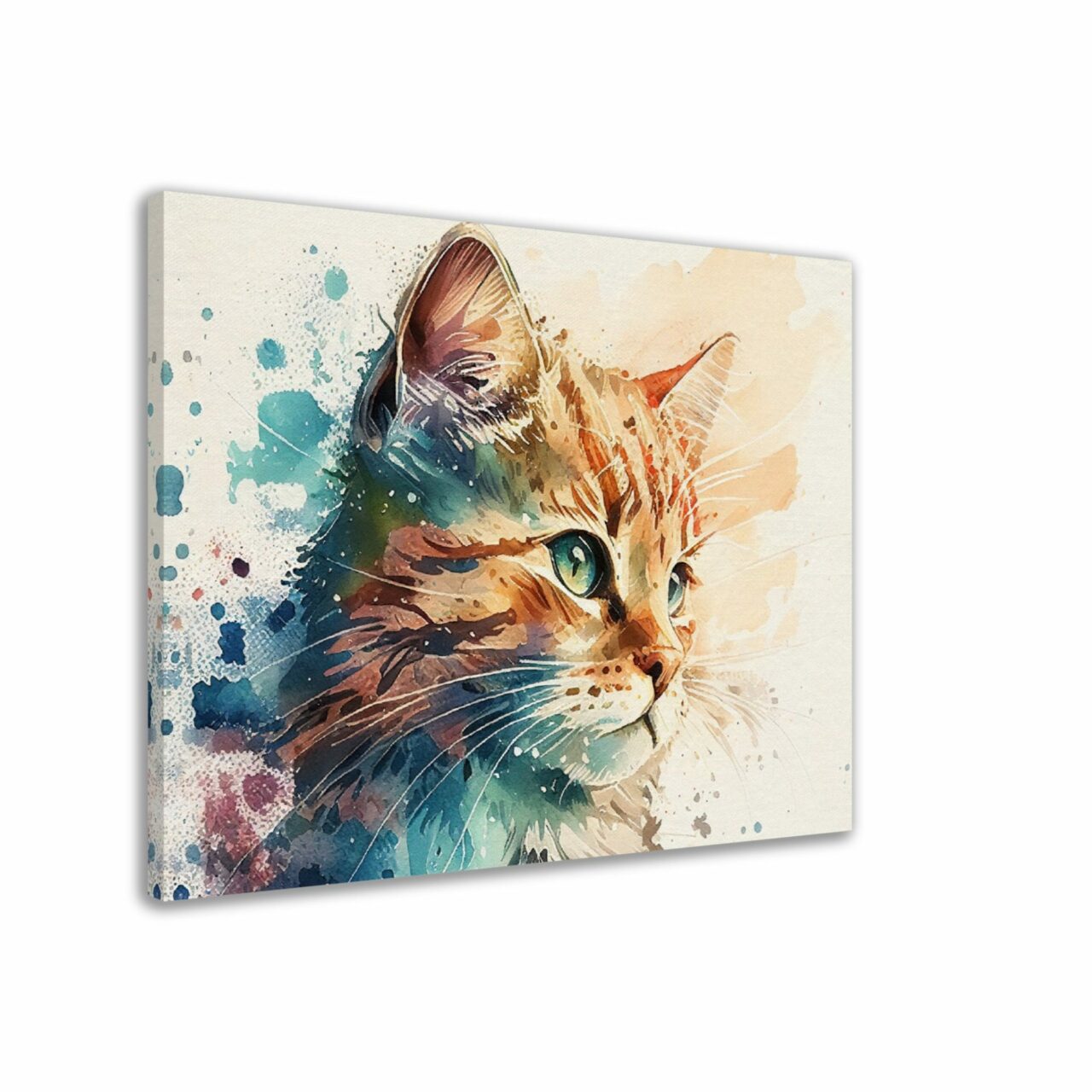 Cadre mural – Aquarelle Chaton Roux Cadre mural - Aquarelle Chaton Roux