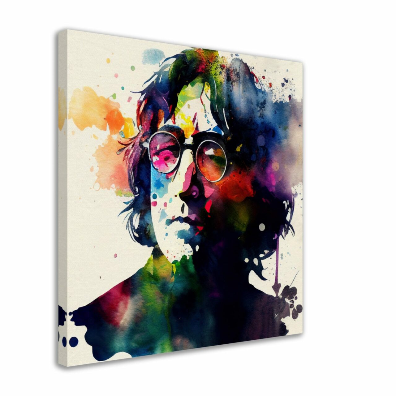 Cadre mural – Portrait Aquarelle John Lennon cadre mural portrait aquarelle john lennon