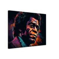Toile artistique – Portrait de James Brown toile artistique portrait de james brown