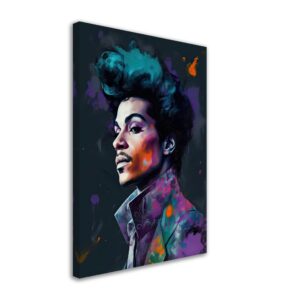 Toile cadre décoratif - Aquarelle Portrait de Prince