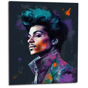 Toile cadre décoratif – Aquarelle Portrait de Prince
