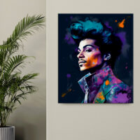 Toile cadre décoratif – Aquarelle Portrait de Prince toile cadre décoratif aquarelle portrait de prince