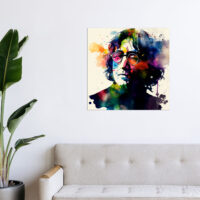 Cadre mural – Portrait Aquarelle John Lennon cadre mural portrait aquarelle john lennon