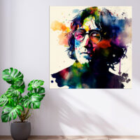 Cadre mural – Portrait Aquarelle John Lennon cadre mural portrait aquarelle john lennon