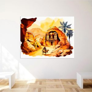 tableau art cadre imprimé splendeur de petra