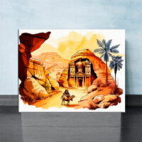 Tableau art cadre imprimé – Splendeur de Petra tableau art cadre imprimé splendeur de petra