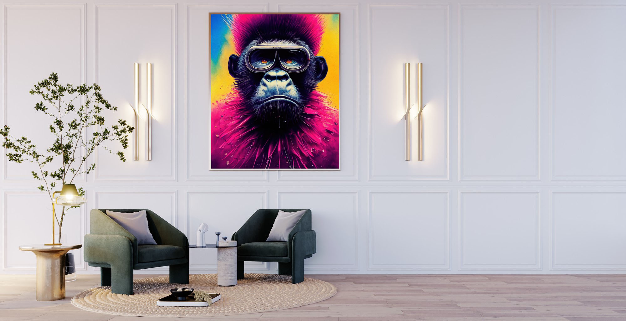 cadres deco categorie animaux toiles