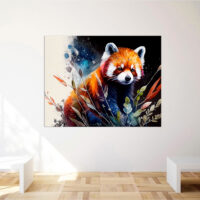 Cadre Art décoratif – Peinture Panda Roux cadre art décoratif peinture panda roux
