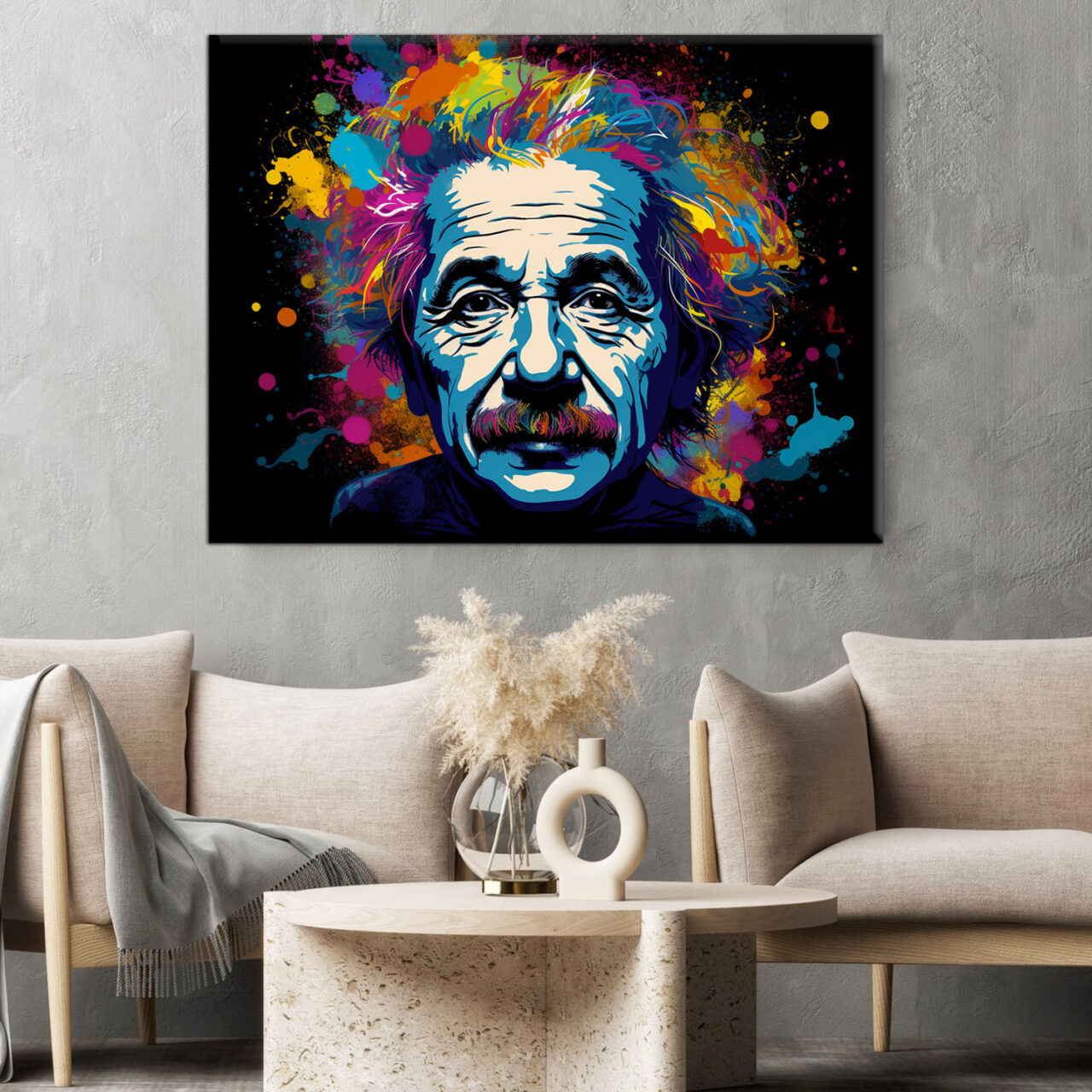 Tableau Mural – Pop Art Albert Einstein tableau mural pop art albert einstein