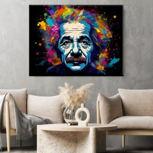Tableau Mural – Pop Art Albert Einstein tableau mural pop art albert einstein