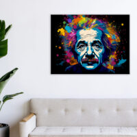 Tableau Mural – Pop Art Albert Einstein tableau mural pop art albert einstein