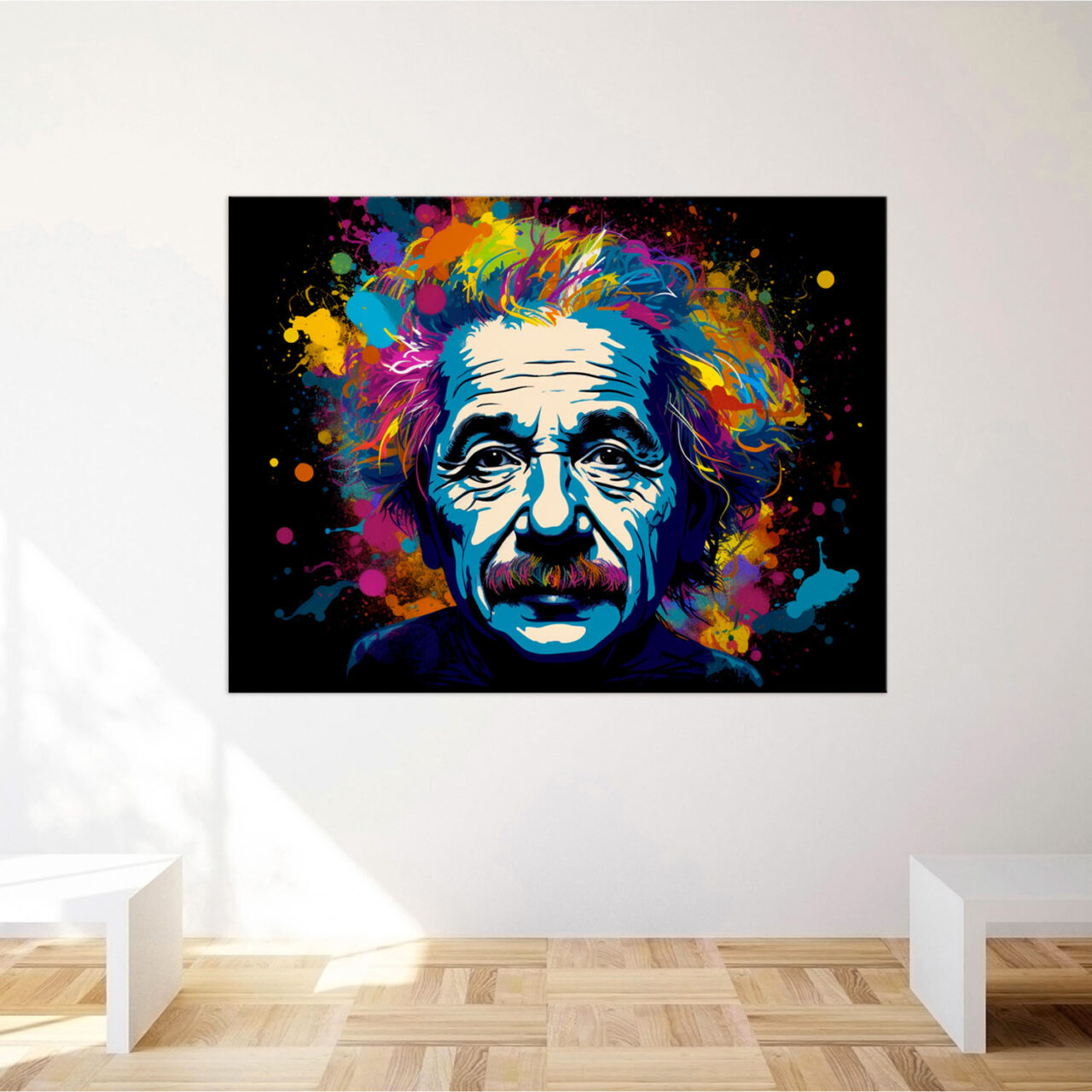 Tableau Mural – Pop Art Albert Einstein tableau mural pop art albert einstein