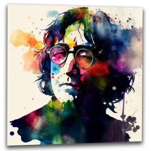 Cadre mural – Portrait Aquarelle John Lennon