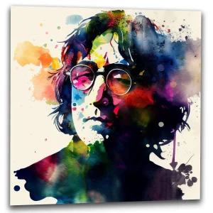 Cadre mural – Portrait Aquarelle John Lennon cadre mural portrait aquarelle john lennon