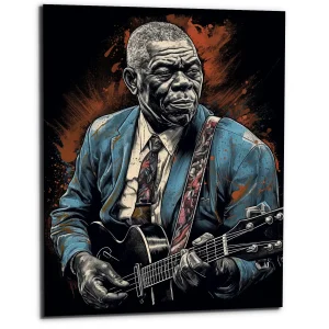 Toile art décoratif – Portrait de Howlin Wolf