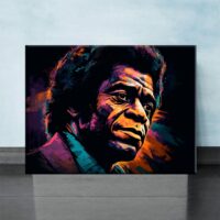 Toile artistique – Portrait de James Brown toile artistique portrait de james brown