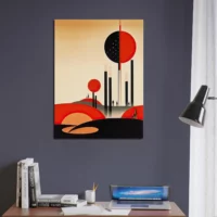 Tableau Abstrait rouge et noir Ladislav Sutnar abstrait rouge et noir ladislav sutnar