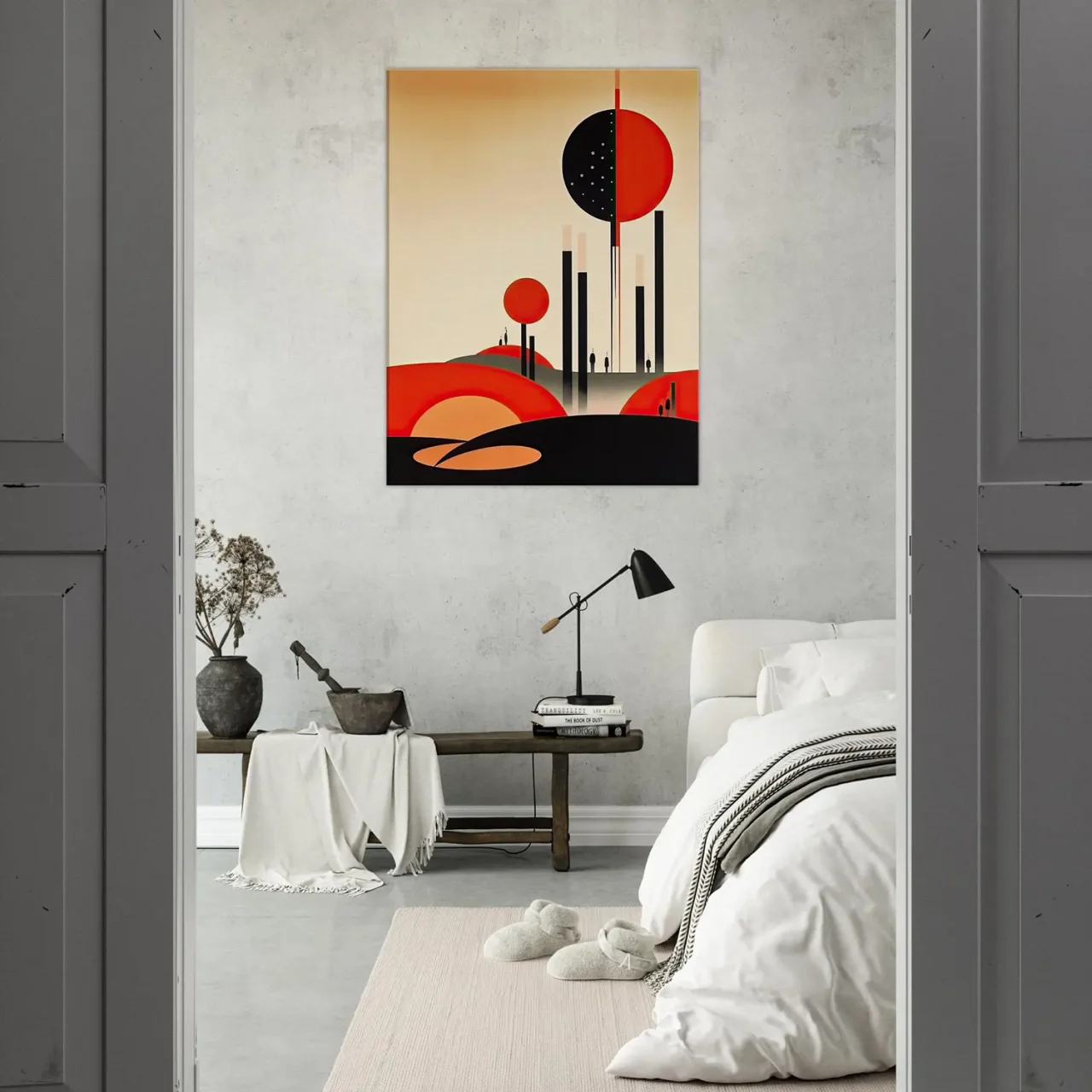 abstrait rouge et noir ladislav sutnar