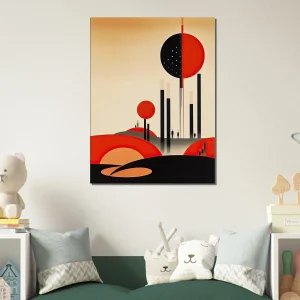 abstrait rouge et noir ladislav sutnar