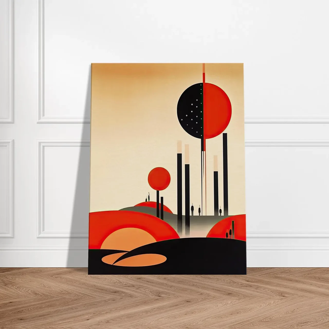 abstrait rouge et noir ladislav sutnar