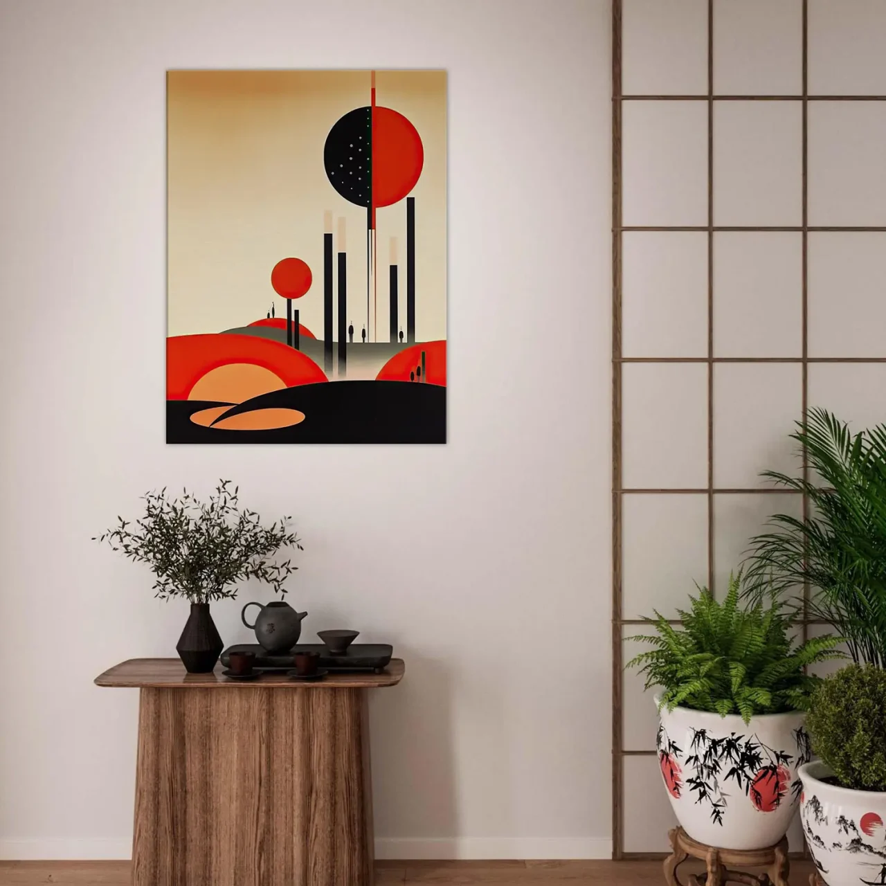 abstrait rouge et noir ladislav sutnar