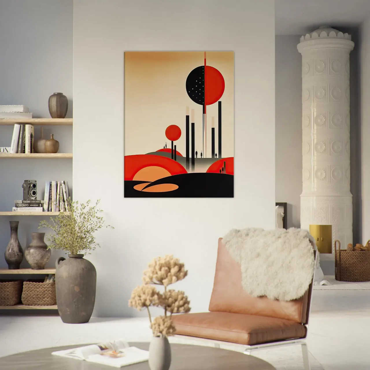 abstrait rouge et noir ladislav sutnar